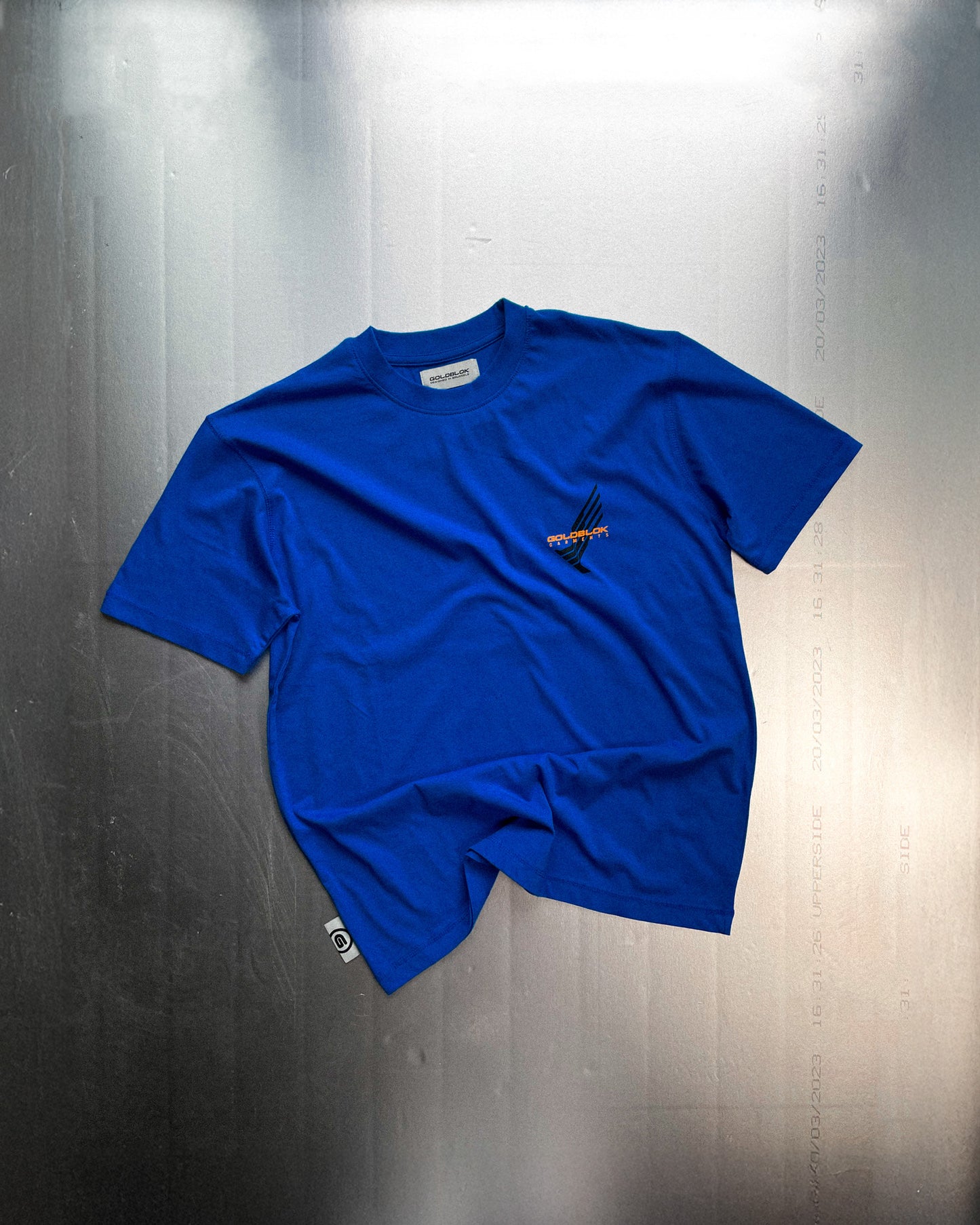 GOLDEN AIRLINES TEE BLUE