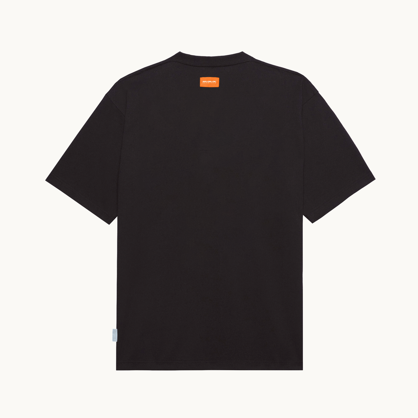 GREEN DISTORTED FRONT TEE BLACK BEAN