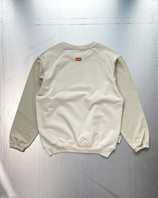 CONTRAST POCKET CREWNECK