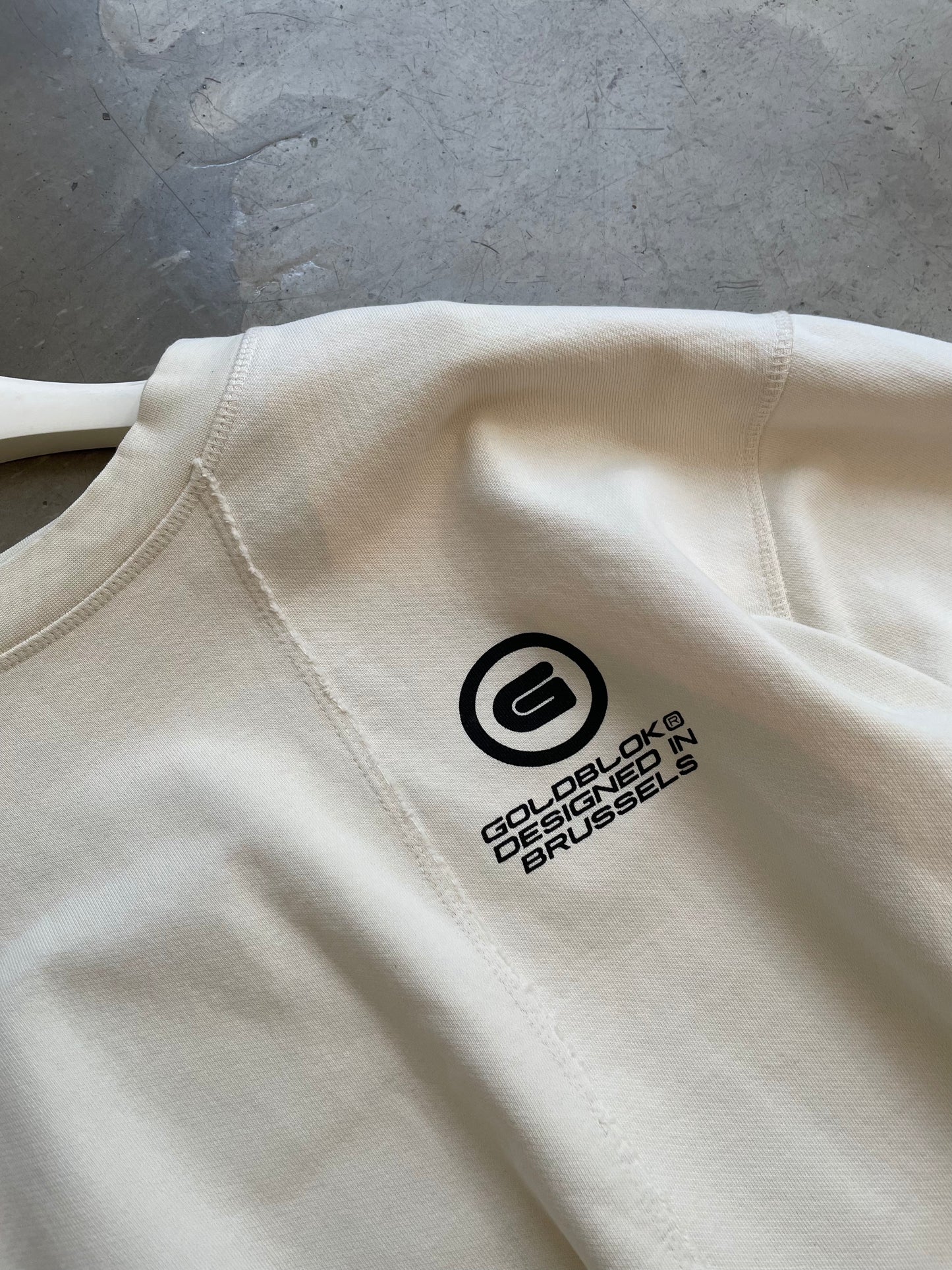 PATTERN CREWNECK CREME XL