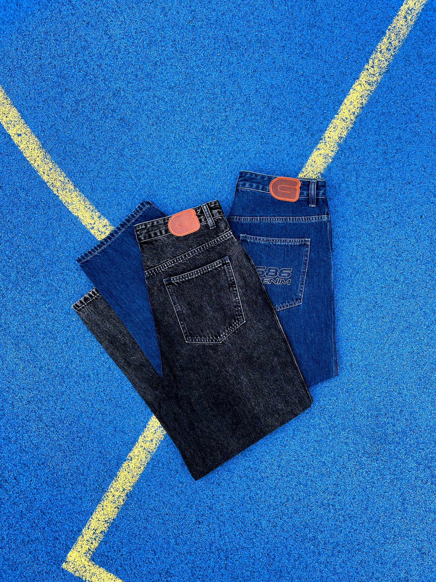 CLASSIC BLACK STONE WASHED DENIM JEANS