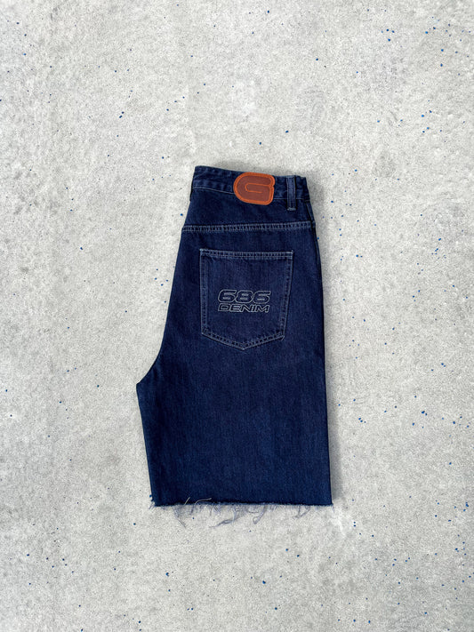 686 DENIM SHORT DARK BLUE