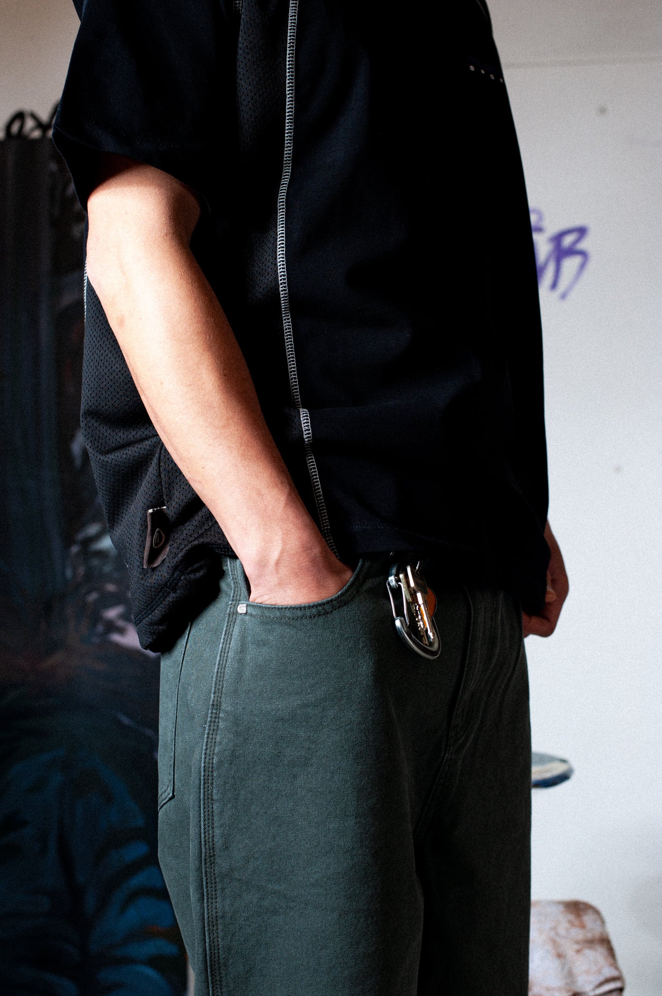 DARK GREEN WOOD PECKER PANT