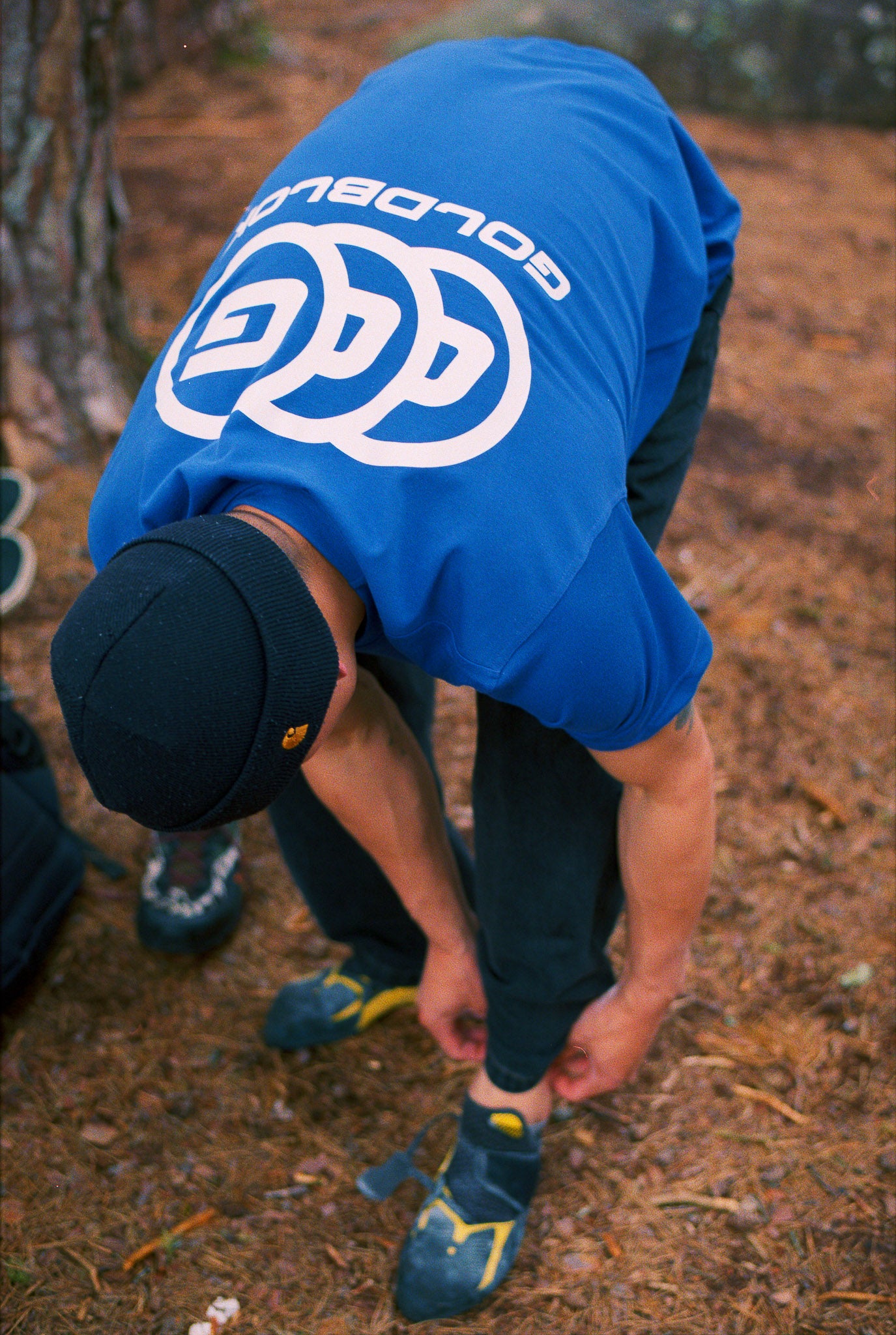 THREE IN A ROW TEE ROYAL BLUE