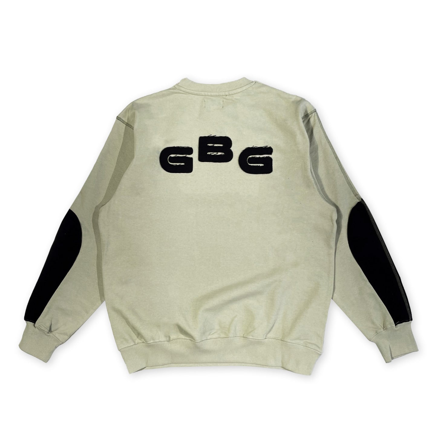 PADDED DISTORTED CREWNECK