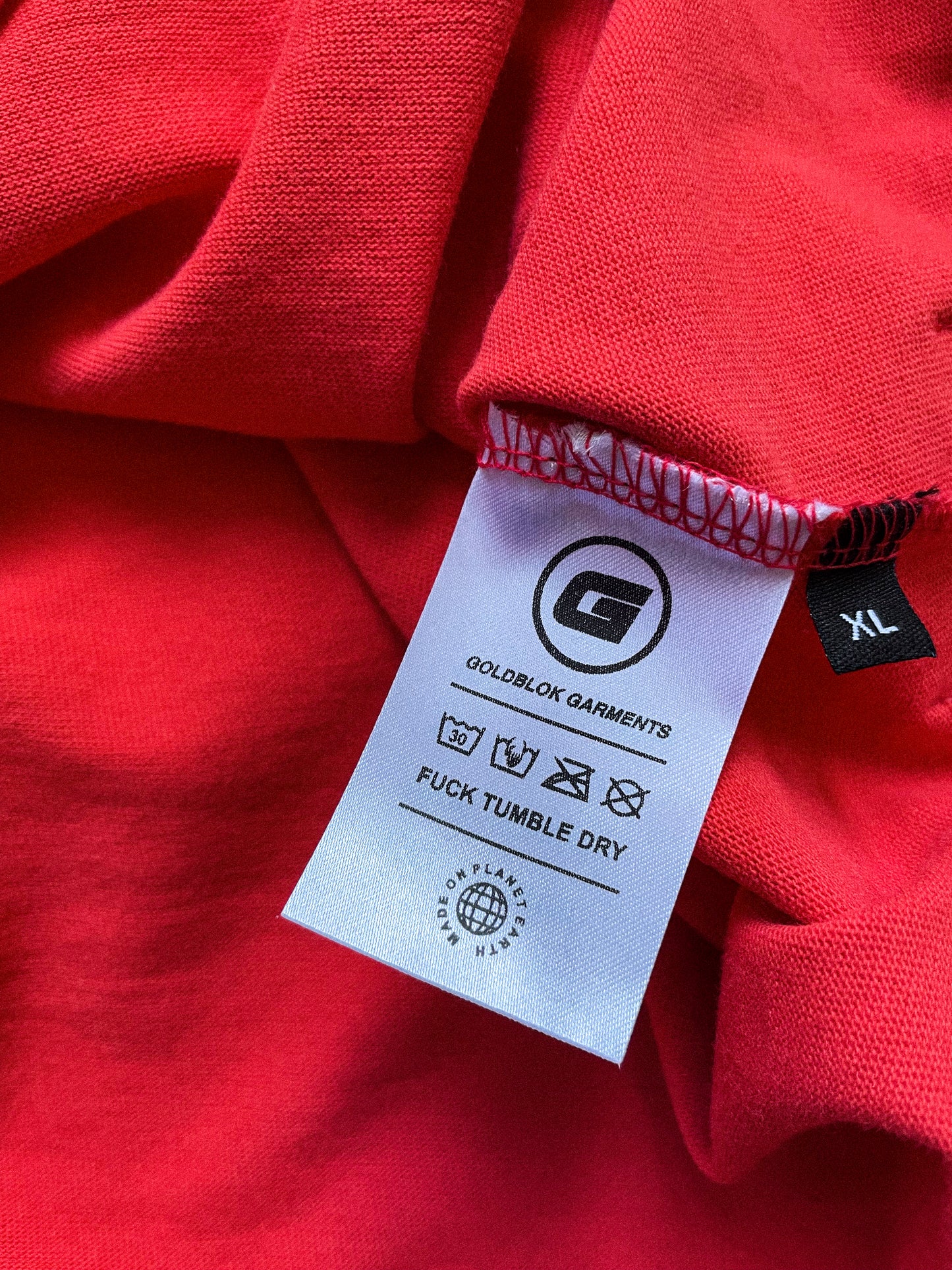 ZG X GOLDBLOK RED TEE