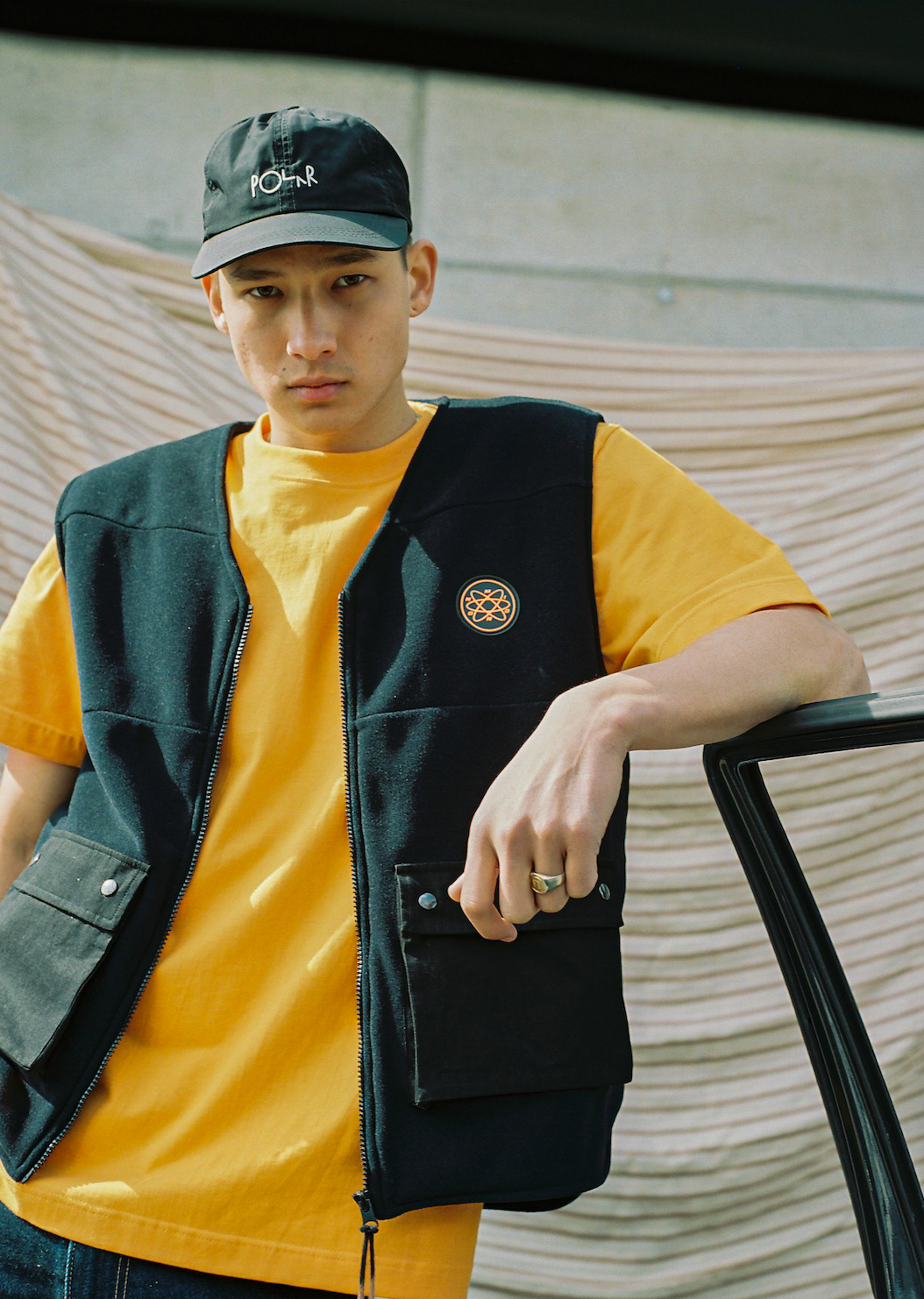 UTILITY VEST BLACK MIGNON/GBG