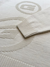 Load image into Gallery viewer, VEKNIS KNIT SWEATER TONE ON TONE CREME
