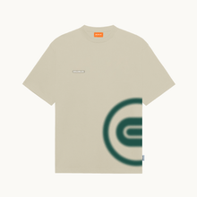 Load image into Gallery viewer, DISTORTED SIDE LOGO TEE ANTIQUE WHITE
