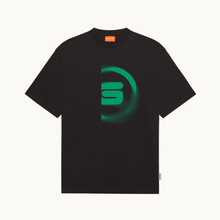 Load image into Gallery viewer, GREEN DISTORTED FRONT TEE BLACK BEAN
