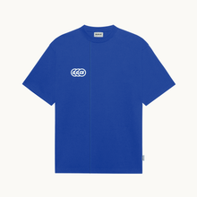 Load image into Gallery viewer, THREE IN A ROW TEE ROYAL BLUE
