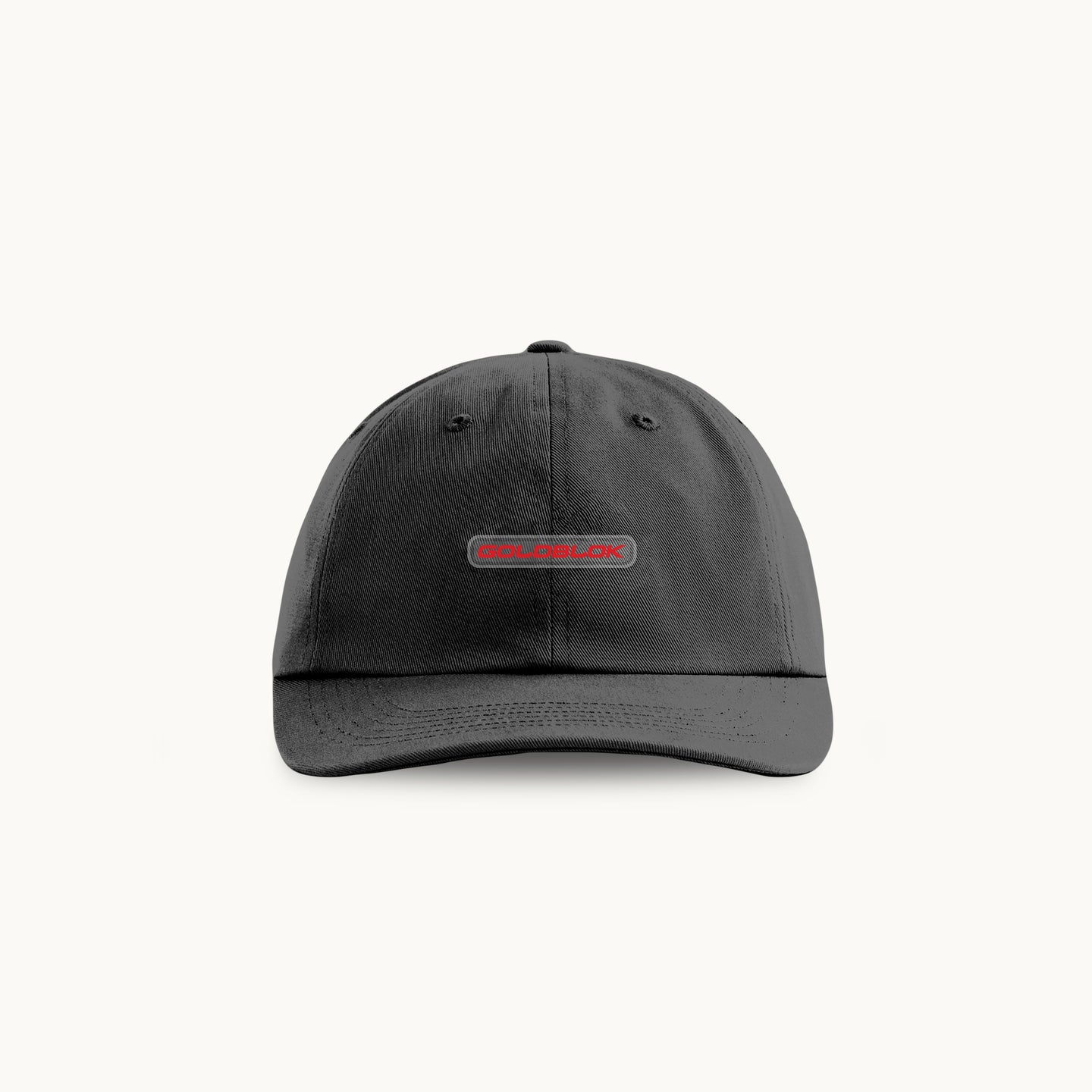 WASHED GREY ALPINISM HAT RED PATCH
