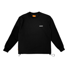 Load image into Gallery viewer, ACHROMATIC CREWNECK REVERSED BLACK
