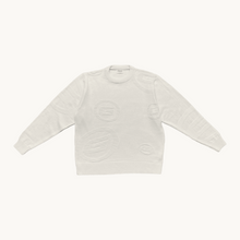 Load image into Gallery viewer, VEKNIS KNIT SWEATER TONE ON TONE CREME
