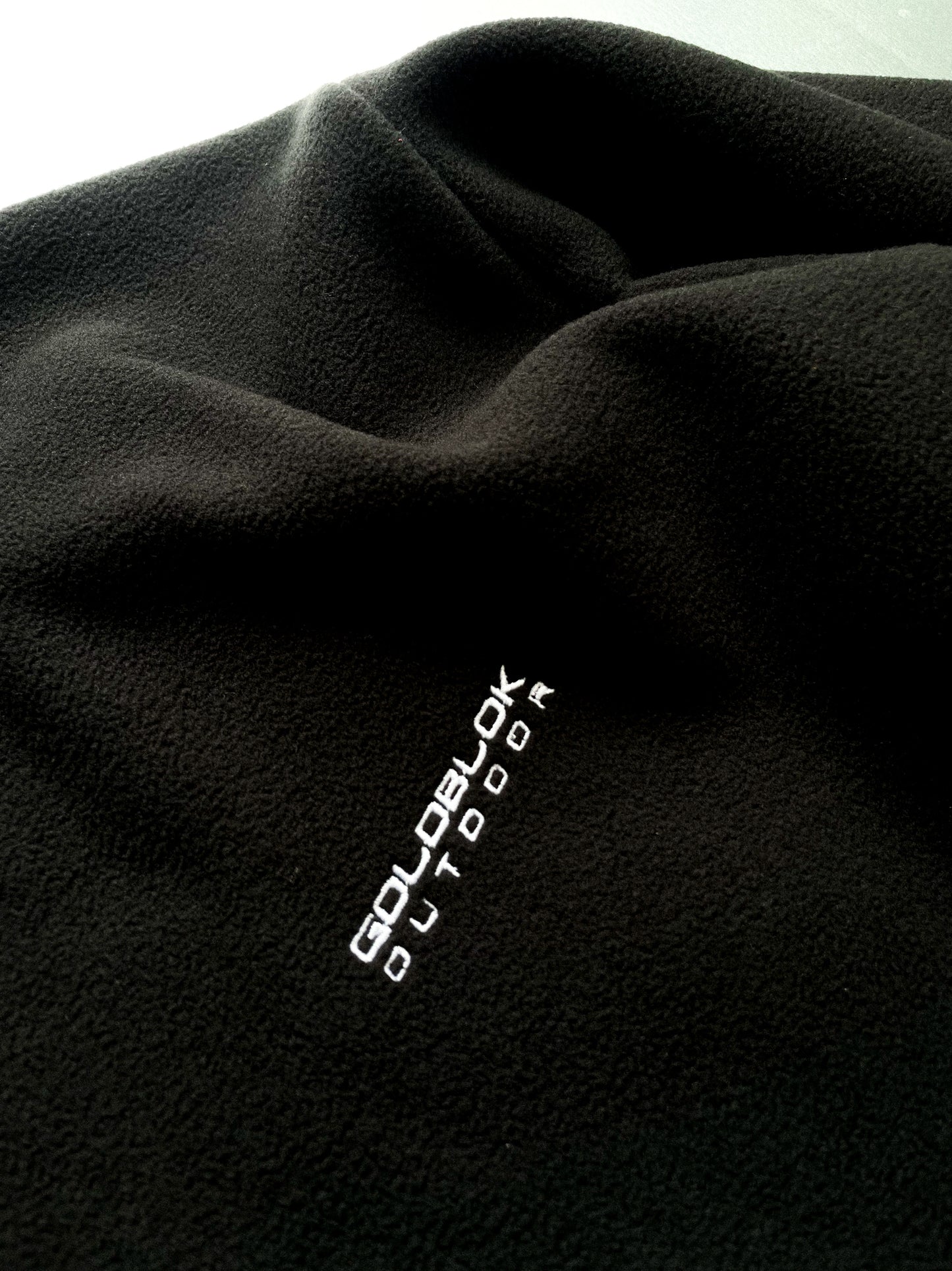 OUTDOOR FLEECE CREWNECK FULL BLACK