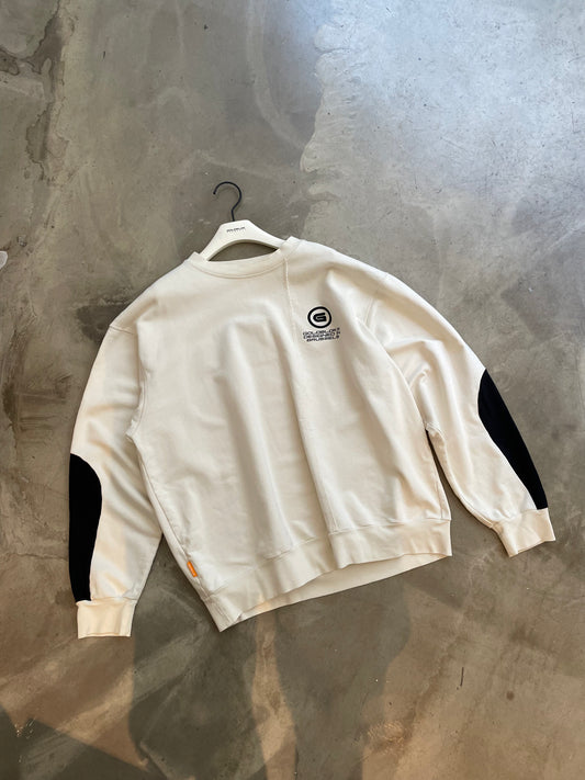 PATTERN CREWNECK CREME XL