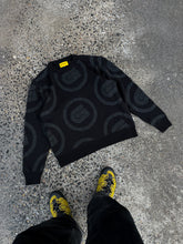 Load image into Gallery viewer, PATTERN KNIT SWEATER BLACK/GREY
