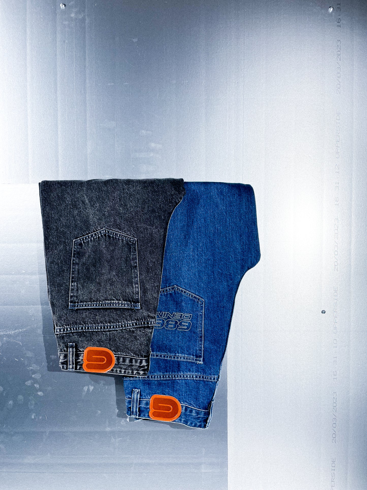 CLASSIC BLACK STONE WASHED DENIM JEANS