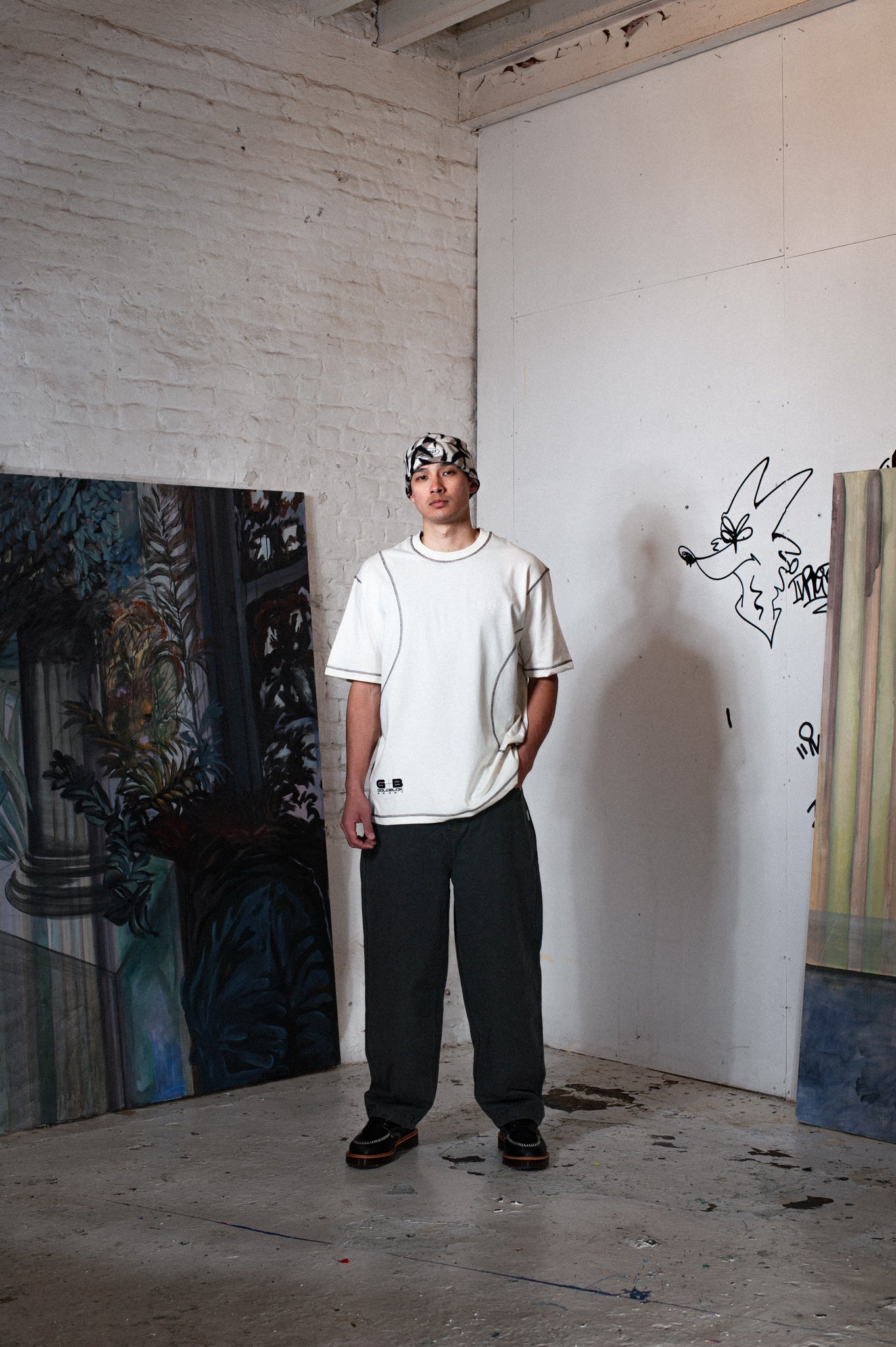 REVERSIBLE CONTRAST TSHIRT