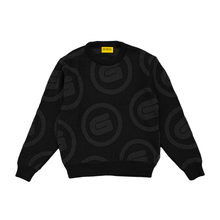 Load image into Gallery viewer, PATTERN KNIT SWEATER BLACK/GREY

