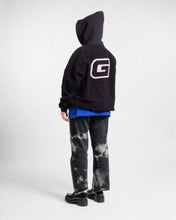 Load image into Gallery viewer, SS22 BLACK/REVERSED HOODIE CHENILLE
