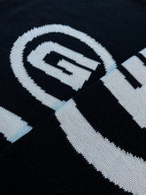 Load image into Gallery viewer, CONTRAST KNIT SWEAT BLACK/COCONUT
