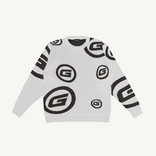 Load image into Gallery viewer, CONTRAST KNIT SWEAT COCONUT/BLACK
