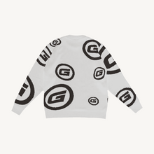 Load image into Gallery viewer, CONTRAST KNIT SWEAT COCONUT/BLACK
