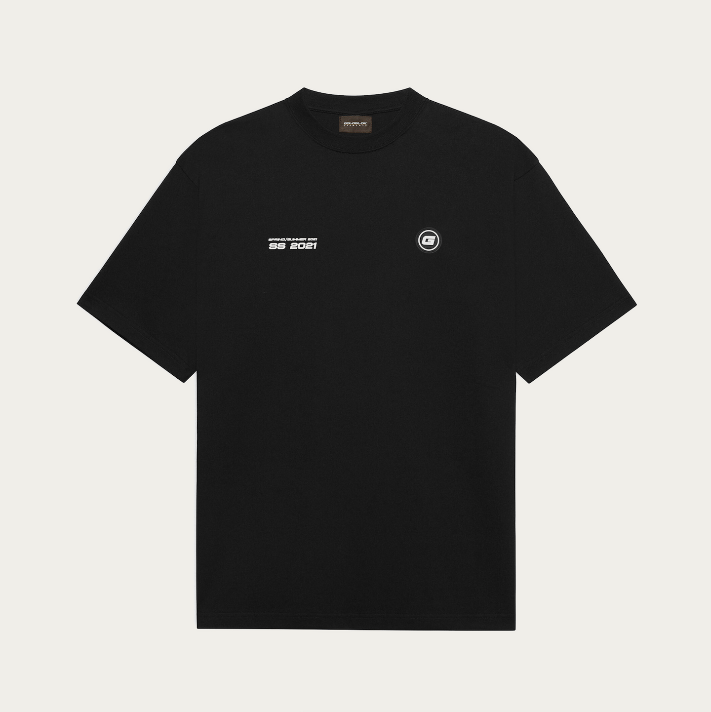 TEE BLACK PVC MULTICOLOR PRINT