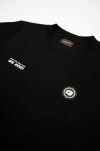 Load image into Gallery viewer, TEE BLACK PVC MULTICOLOR PRINT
