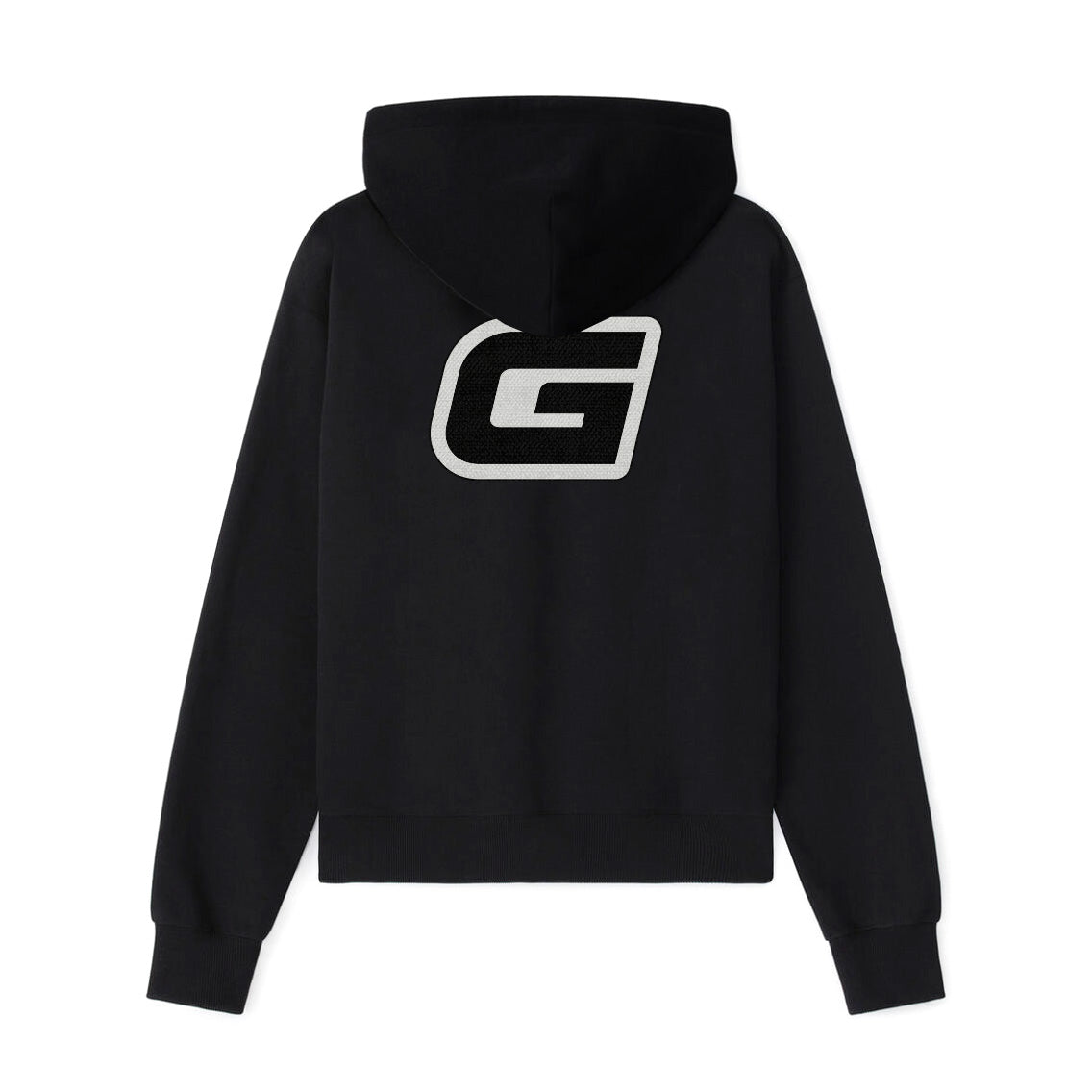 SS22 BLACK/REVERSED HOODIE CHENILLE